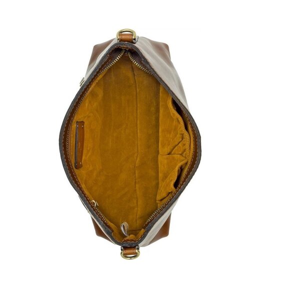 Elegant Brown Leather Shoulder Bag - Picture 4 of 13